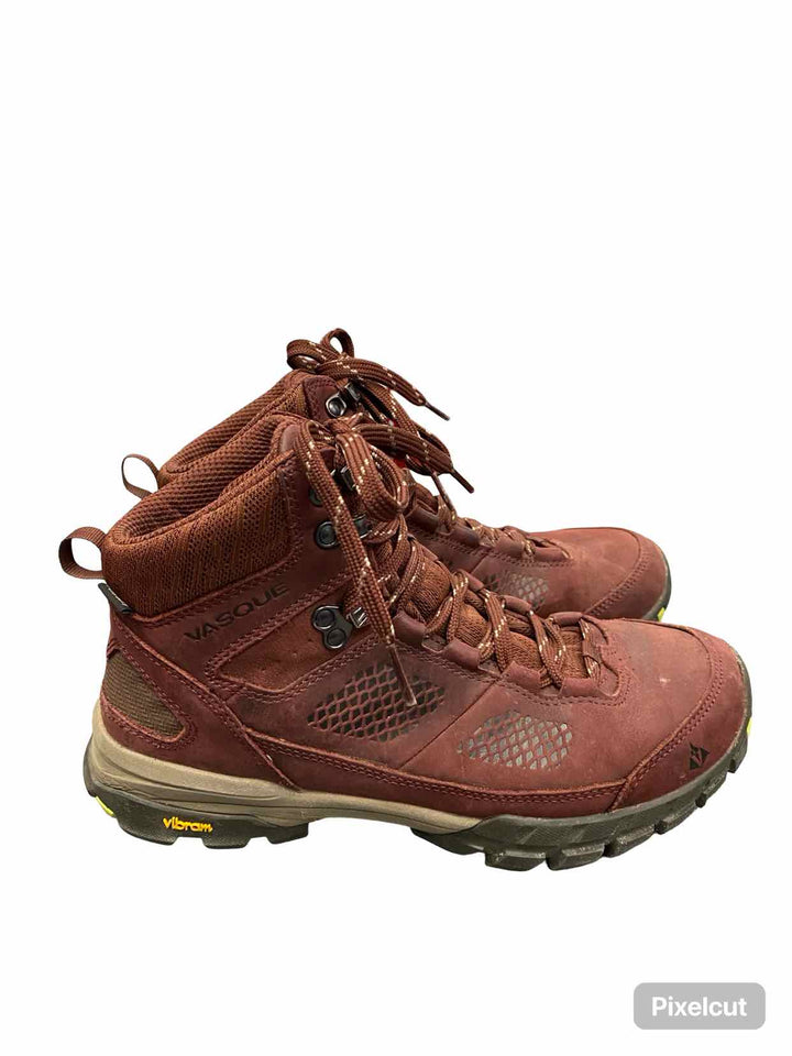 Vasque Shoe Size 10.5 Plum Leather Waterproof Boots(Ankle)