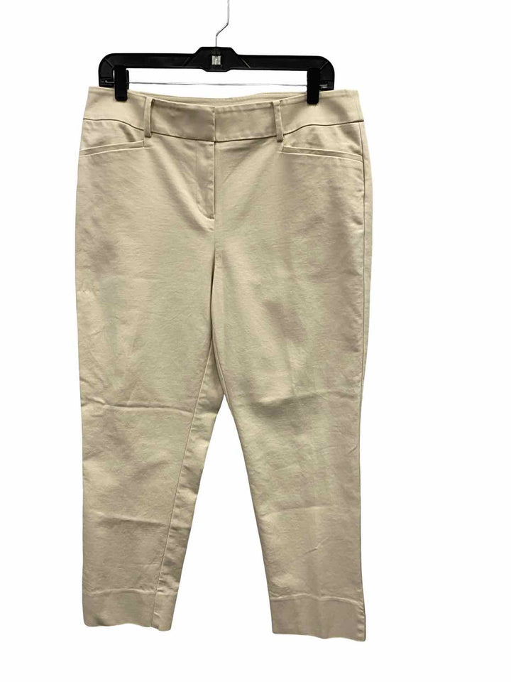 Loft Size 10 Off White Julie Pants