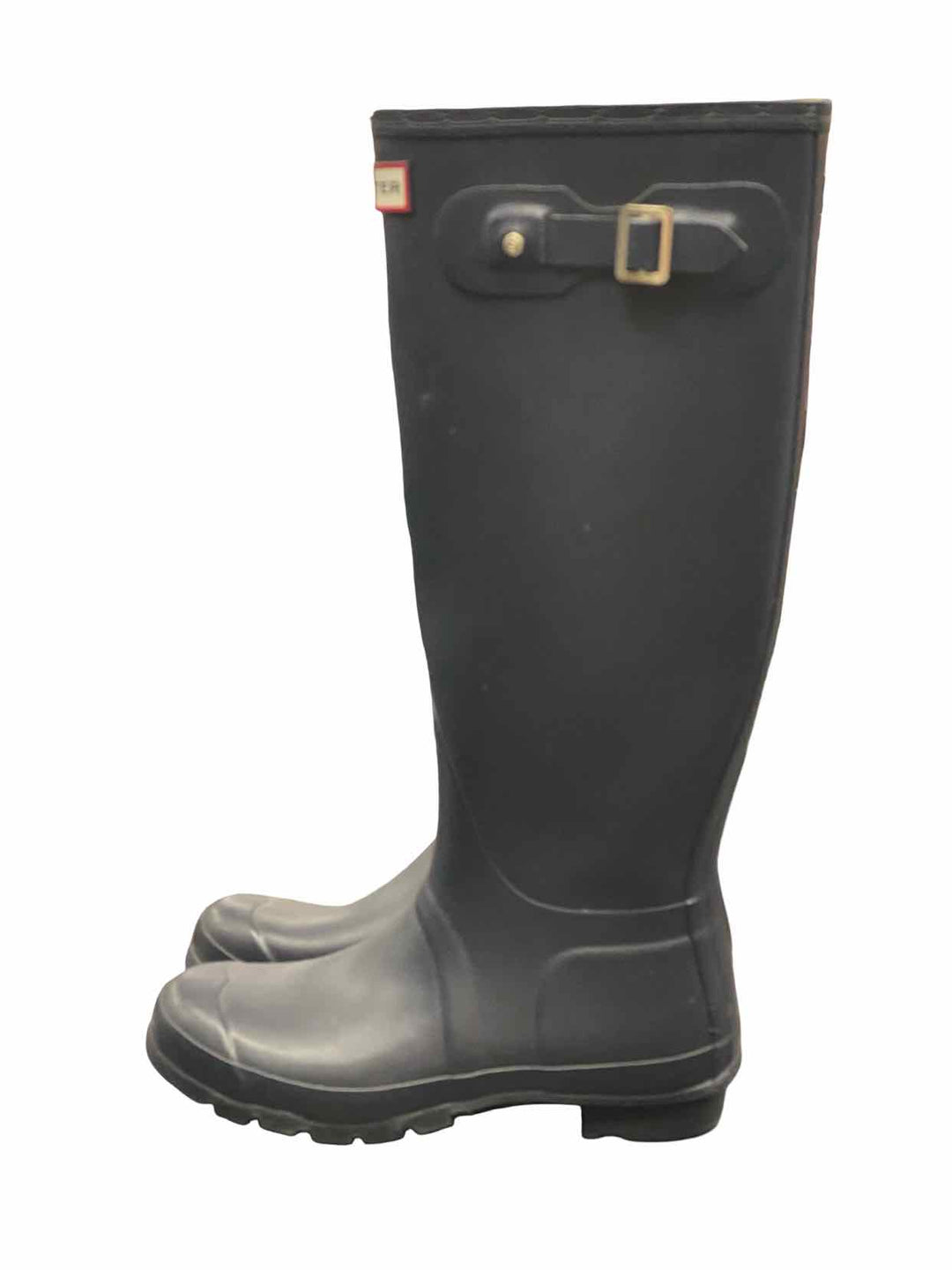 Hunter Shoe Size 8 Blue Rain Boot Boots(knee)