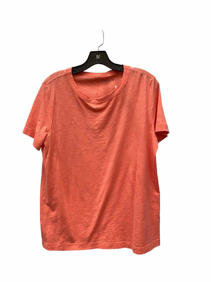 Loft Size L Pink T-shirt