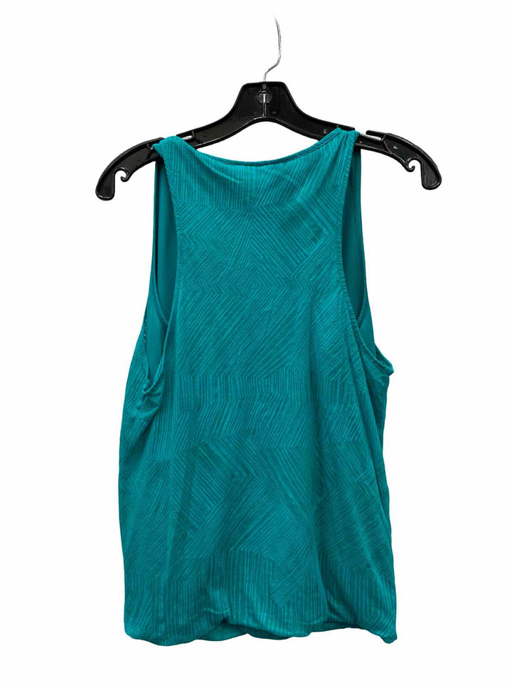 PrAna Size M Turquoise Tank Top