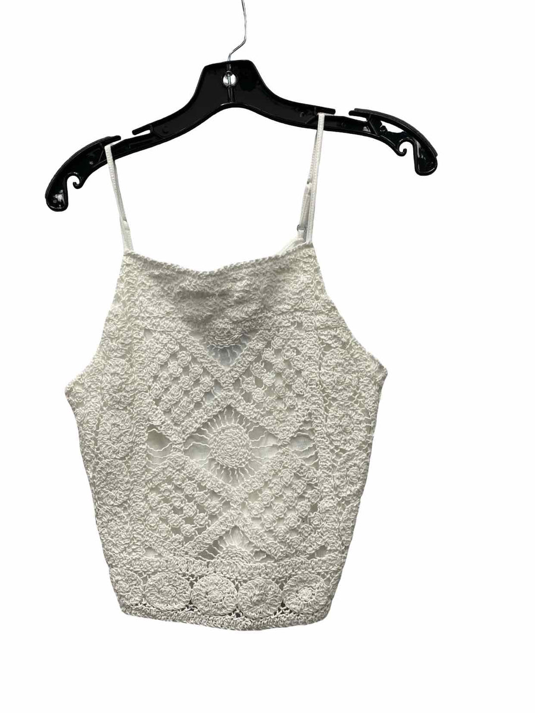Love On A Hanger Size L White Tank Top