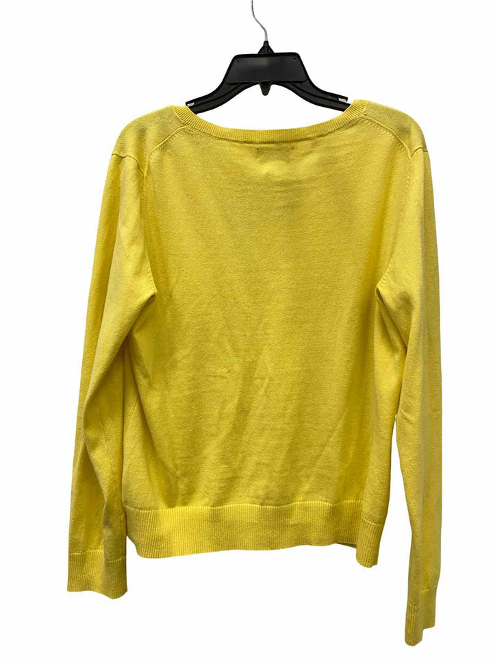 Van Heusen Size L Yellow Sweater