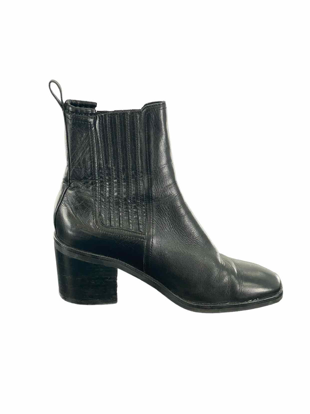 Silent D Shoe Size 39 Black Leather Boots(Ankle)