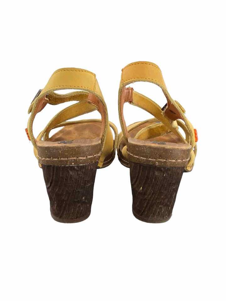 Art Shoe Size 41 Yellow Summer Heels