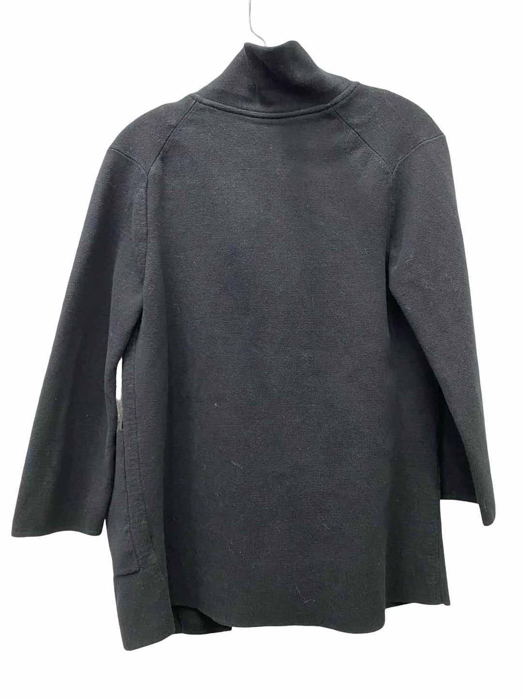 Quince Size S Black 100% Organic Cotton Sweater