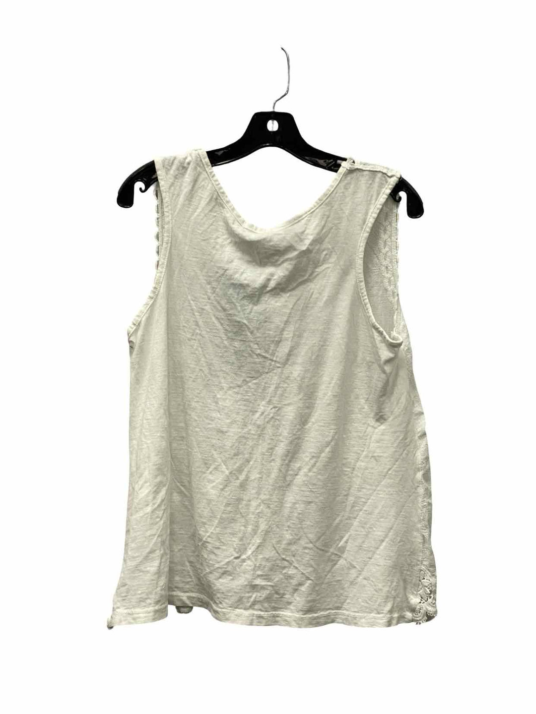 M Size M White 100% cotton Tank Top