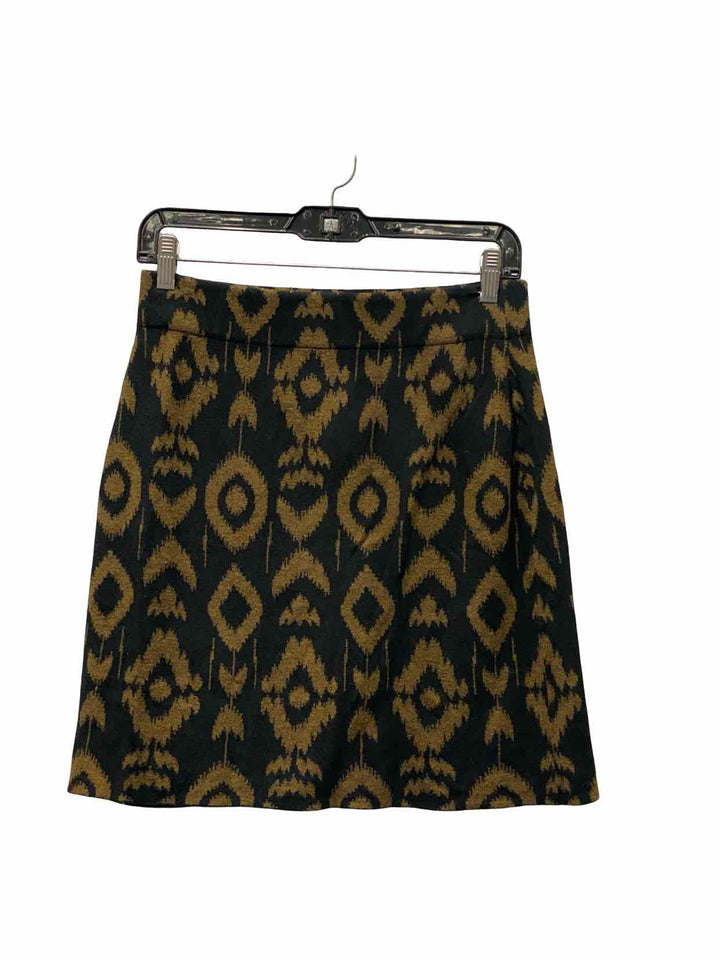 Krimson Klover Size M Brown Black 80% Cotton/ 20% Wool Skirt
