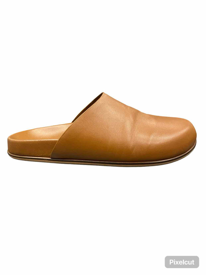 Intentionally Blank Shoe Size 40 Brown Leather Agatha Clogs