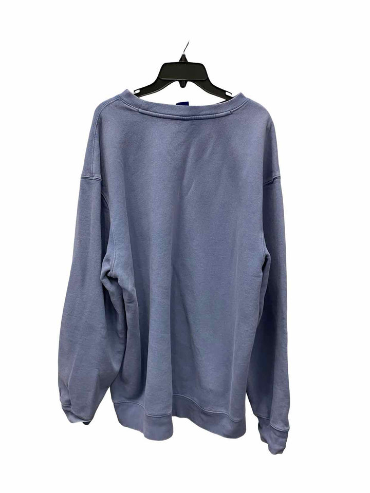 Tech styles Size 3X Blue 80% Cotton Sweatshirt