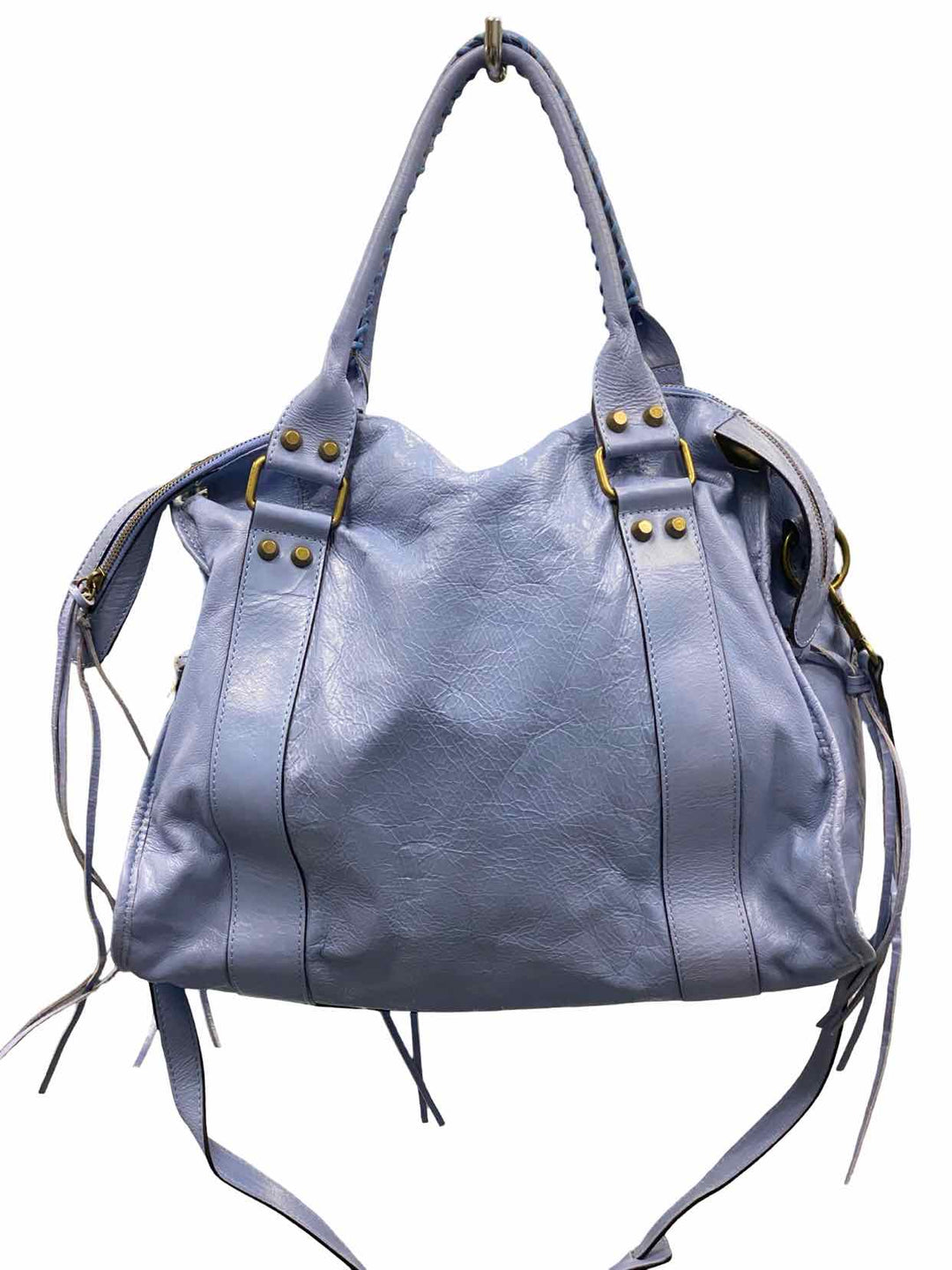 Vera Pelle Blue Purse