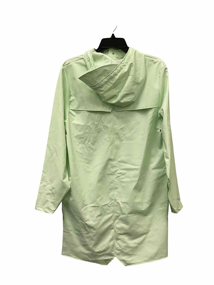 RAINS Size XS Mint green Coat(Long)
