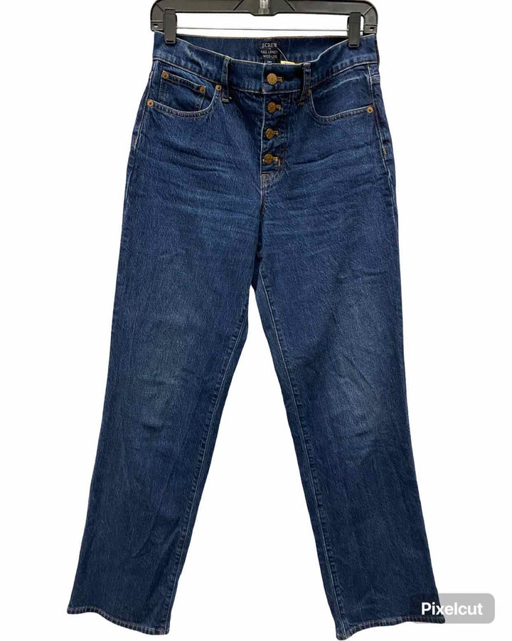 J Crew Size 26 Blue Full Length Jeans