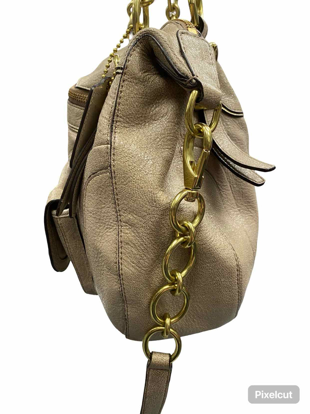 COACH Beige Date Code: L1193-19343 Purse