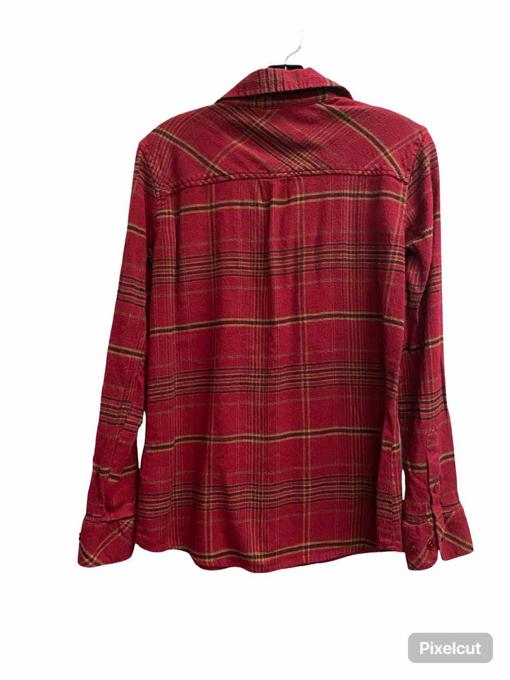 Mountain Khakis Size M Red Plaid Long Sleeve Shirts
