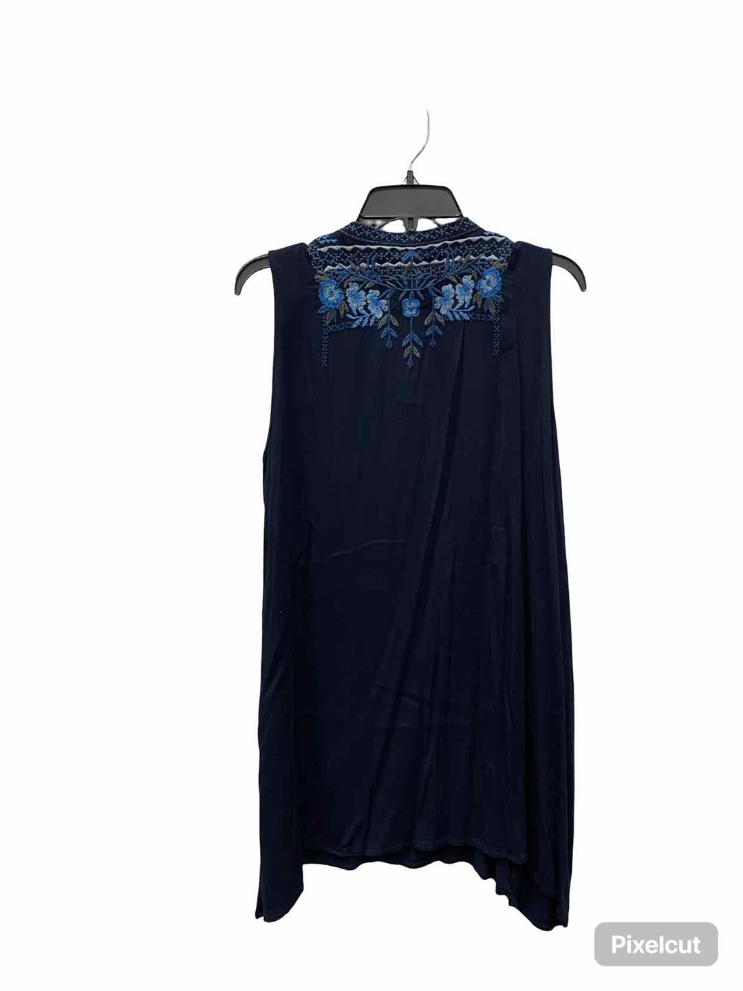 Johnny Was Size S Blue Embroidered Dress