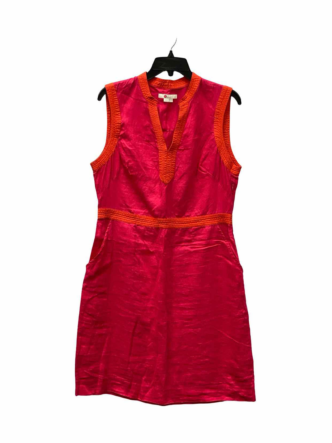 Boden Size 10 Pink 100% Linen Dress