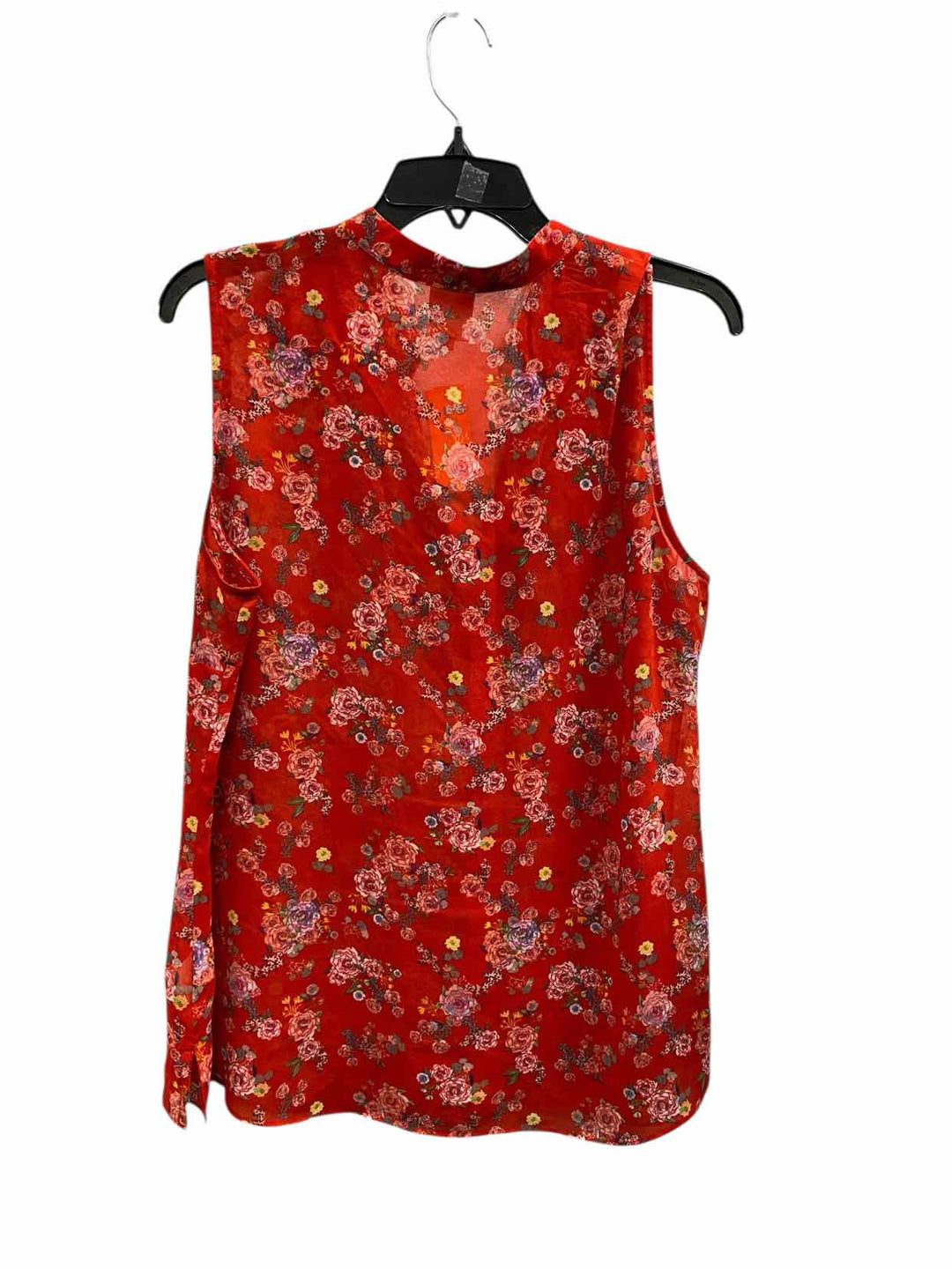 Cabi Size L Red Floral Tank Top