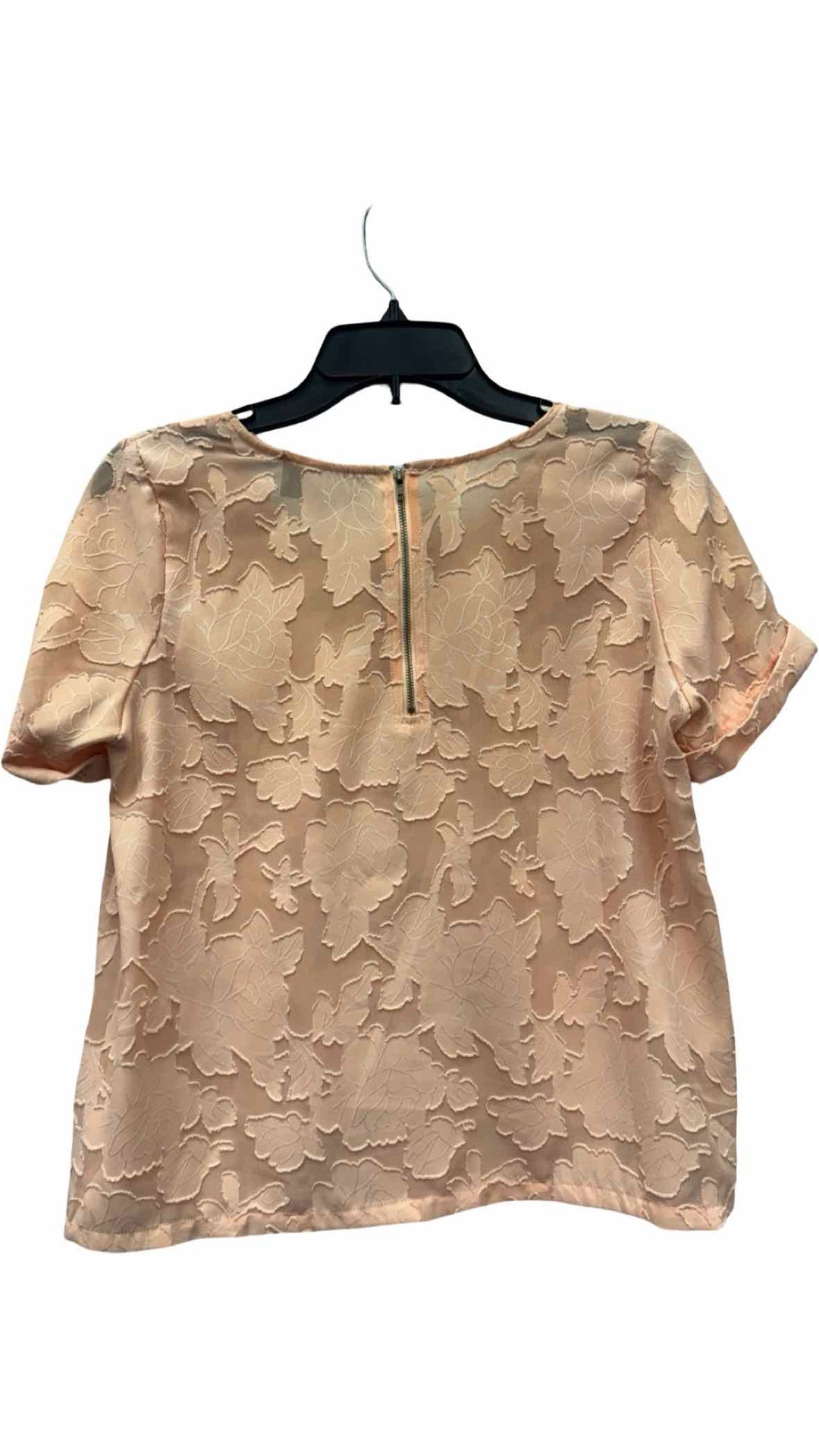 Sunday in Brooklyn Size XS Peach Floral Short Sleeve Shirts