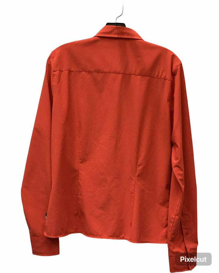 The North Face Size L Orange Long Sleeve Shirts
