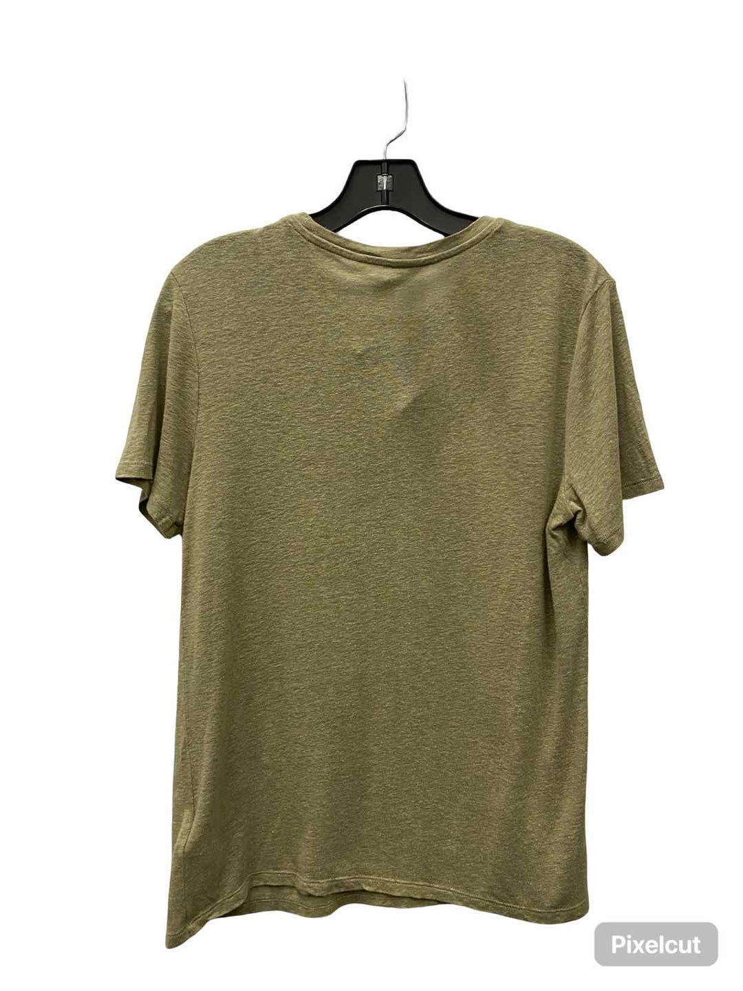 Athleta Size M Green Linen/Tencel T-shirt