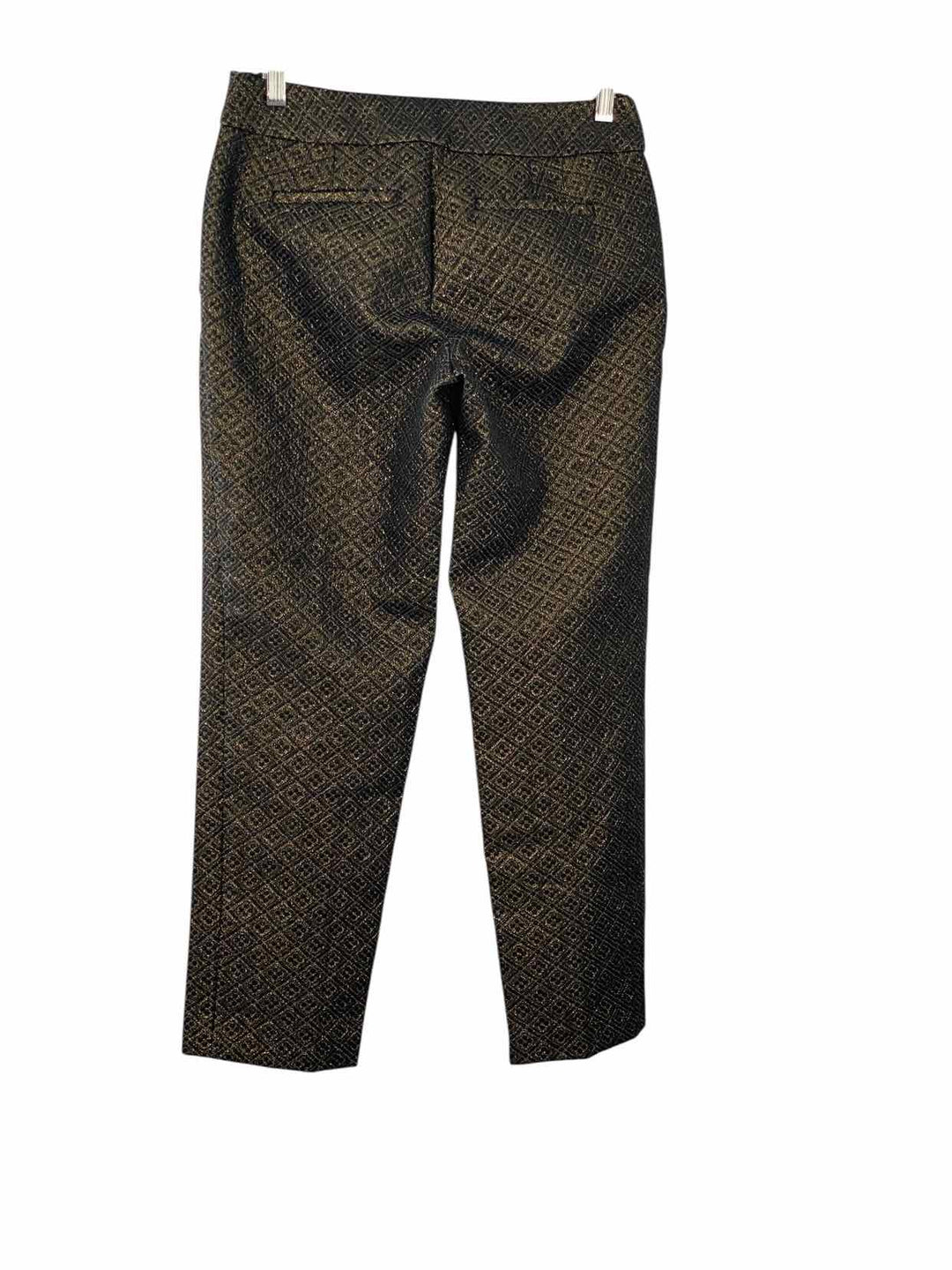Loft Size 0 Black Gold Pants