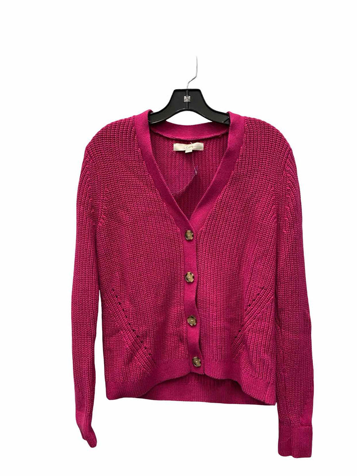Loft Size L Pink Sweater