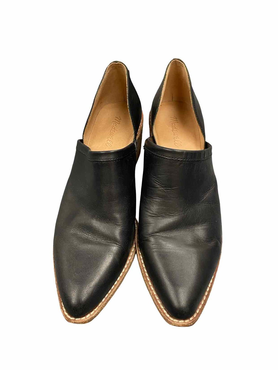 Madewell Shoe Size 9.5 Black Brown Leather The Brady Lowcut Boots(Ankle)