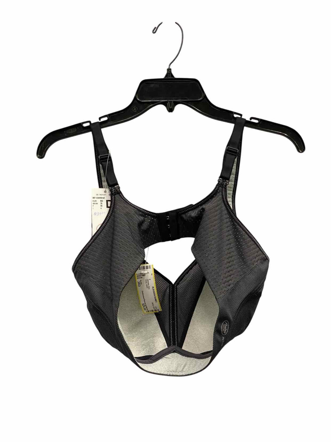 Anita Size 36D Gray Athletic Bra