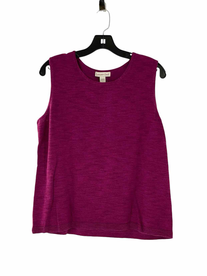 Coldwater Creek Size L Magenta Tank Top