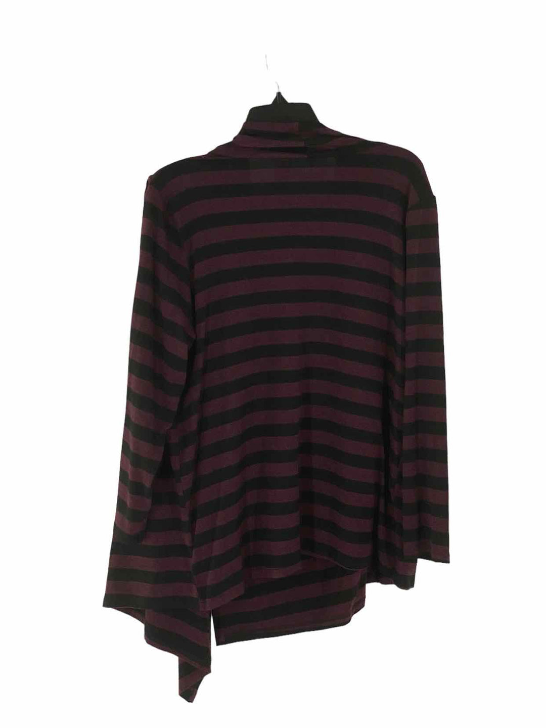 Habitat Size XL Burgundy Black Stripe Long Sleeve Shirts