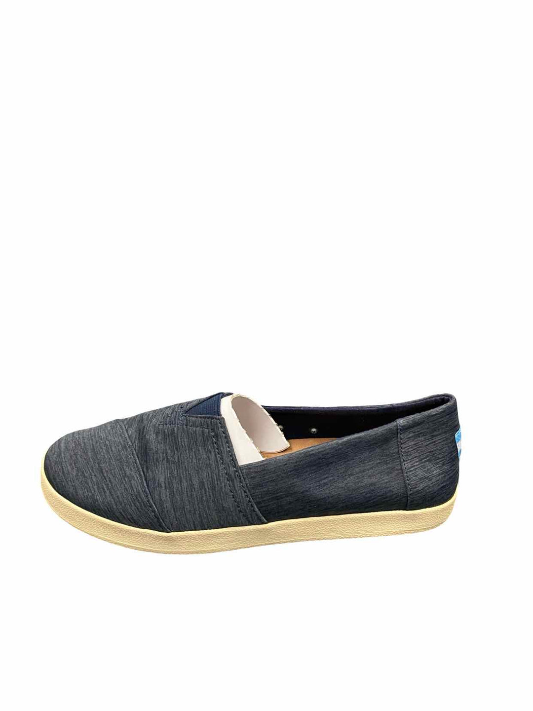 Toms Shoe Size 10 Blue slip-on Flats