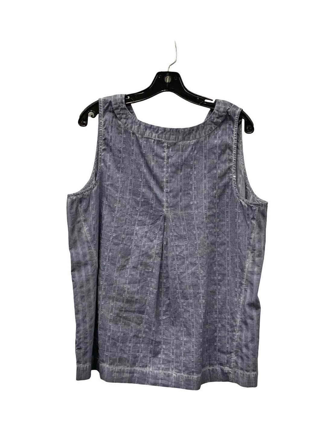 purejill Size L Blue 100% cotton NWT Tank Top