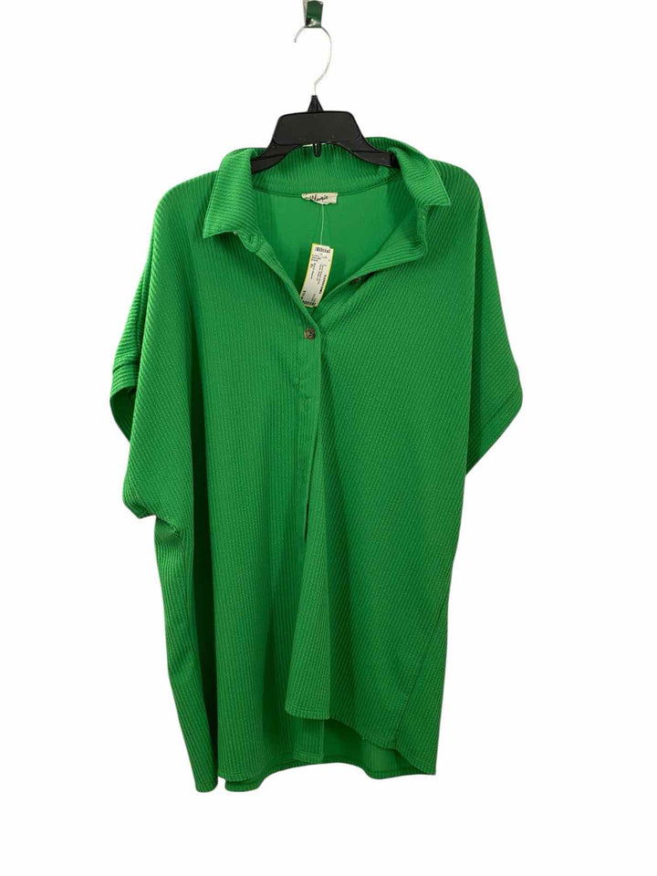Blumin Apparel Size XL Green Short Sleeve Shirts