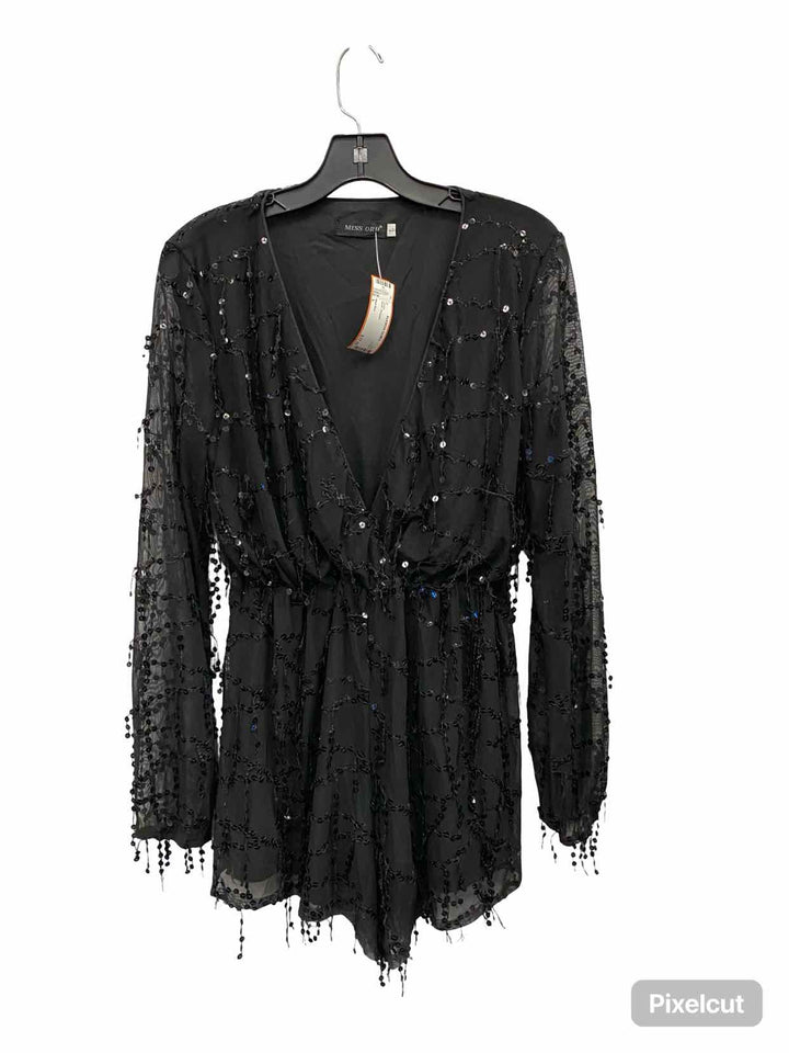 Miss Ord Size L Black Dress