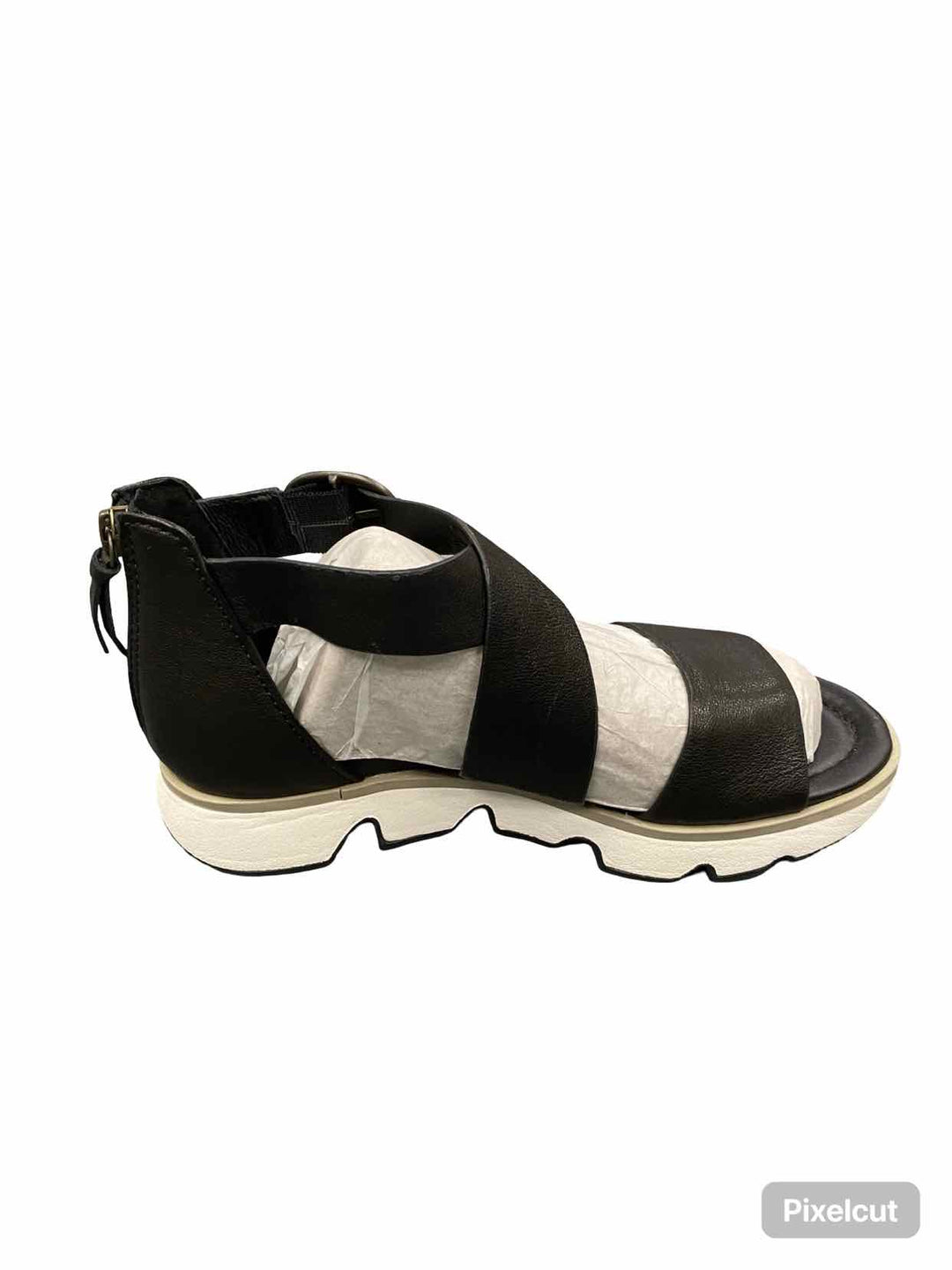 Sofft Shoe Size 6.5 Black Leather NWOT McKenna Sandals