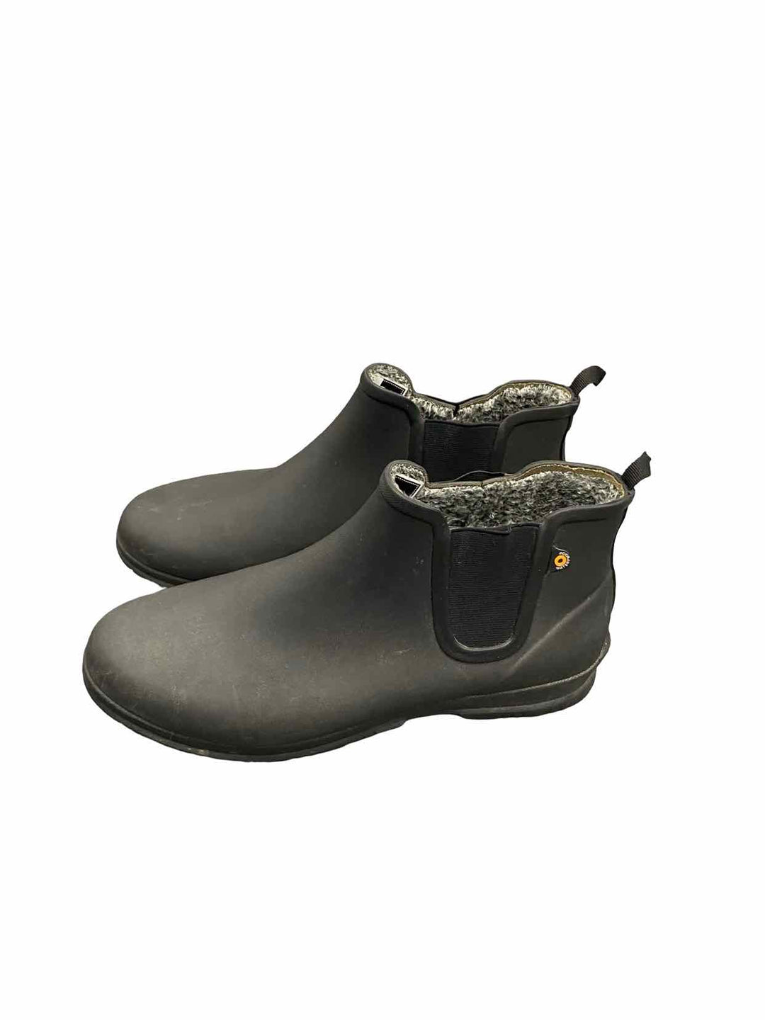 Bogs Shoe Size 10 Grey Rubber Sweetpea Chelsea Winter Boots(Ankle)