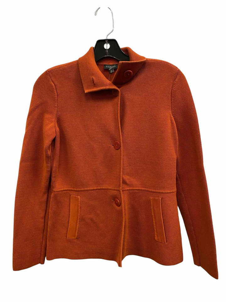 Talbots Size XS Burnt Orange Jacket