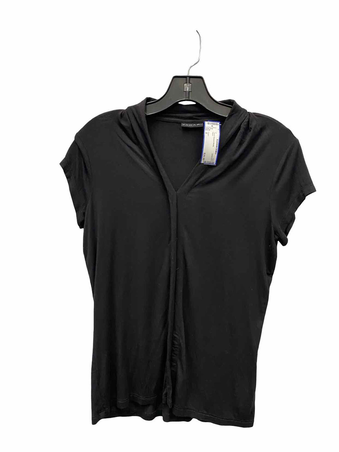 Tahari Size S Black Short Sleeve Shirts