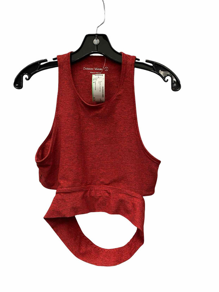 Outdoor Voices Size S Red Athletic Tank Top