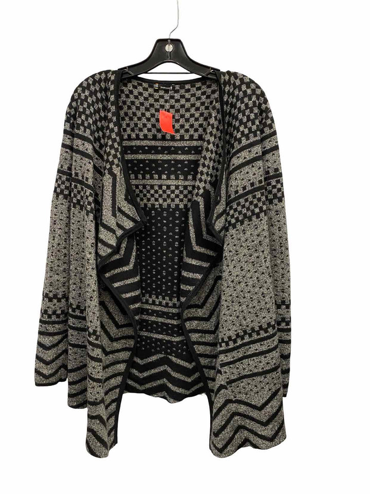 Smartwool Size M/L Grey Black 60% Merino Wool Sweater