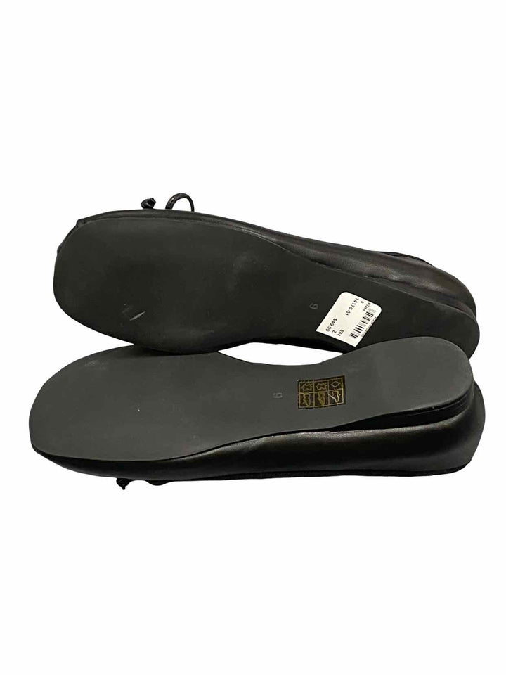 Jeffrey Campbell Shoe Size 6 Black Leather NWT "Tutu" Flats