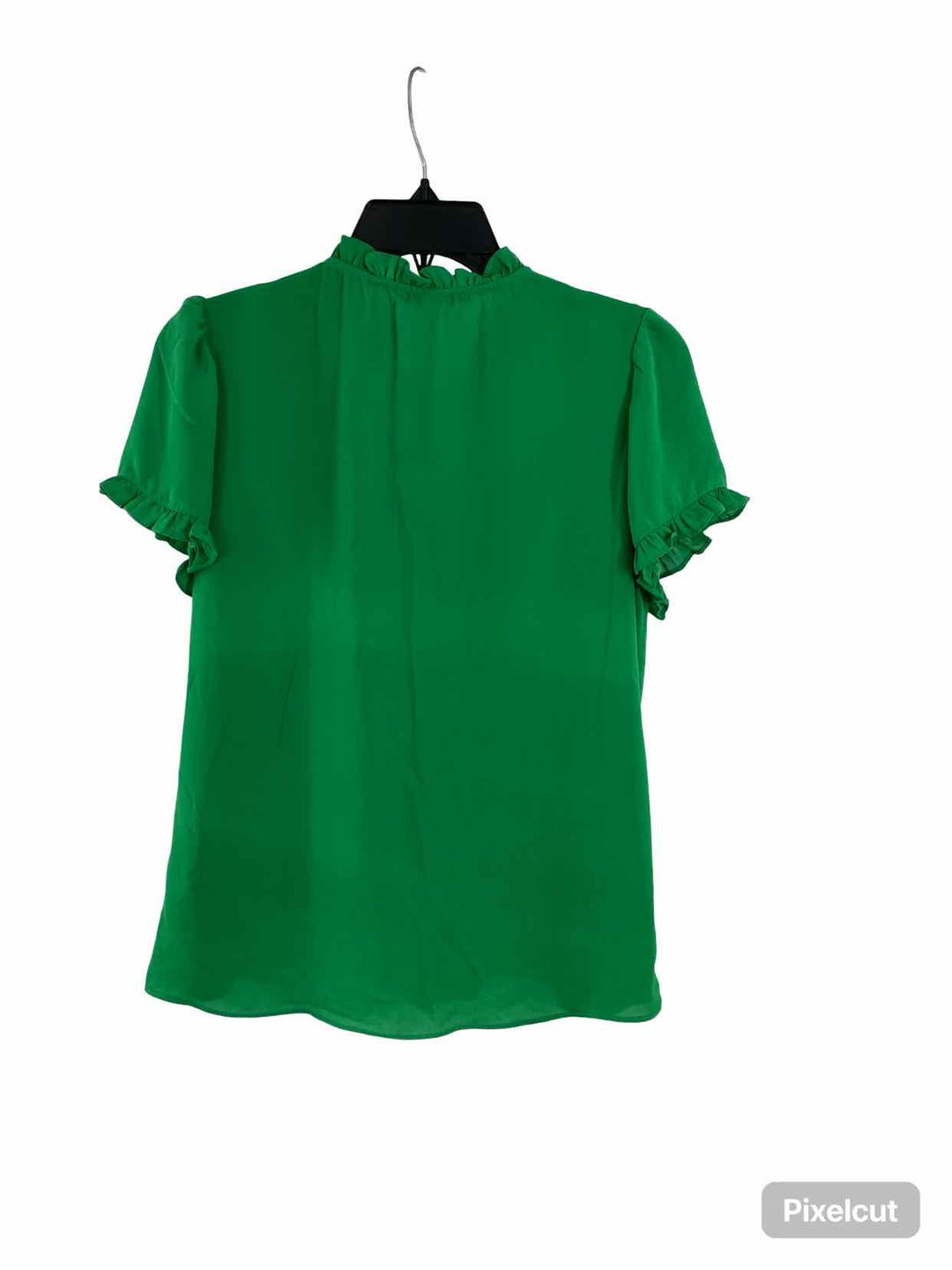 T Tahari Size S Green Short Sleeve Shirts