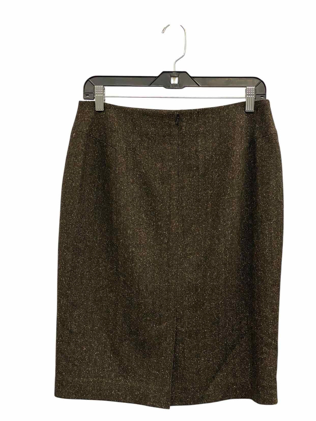 Semantiks Size 6 Brown Tweed Skirt