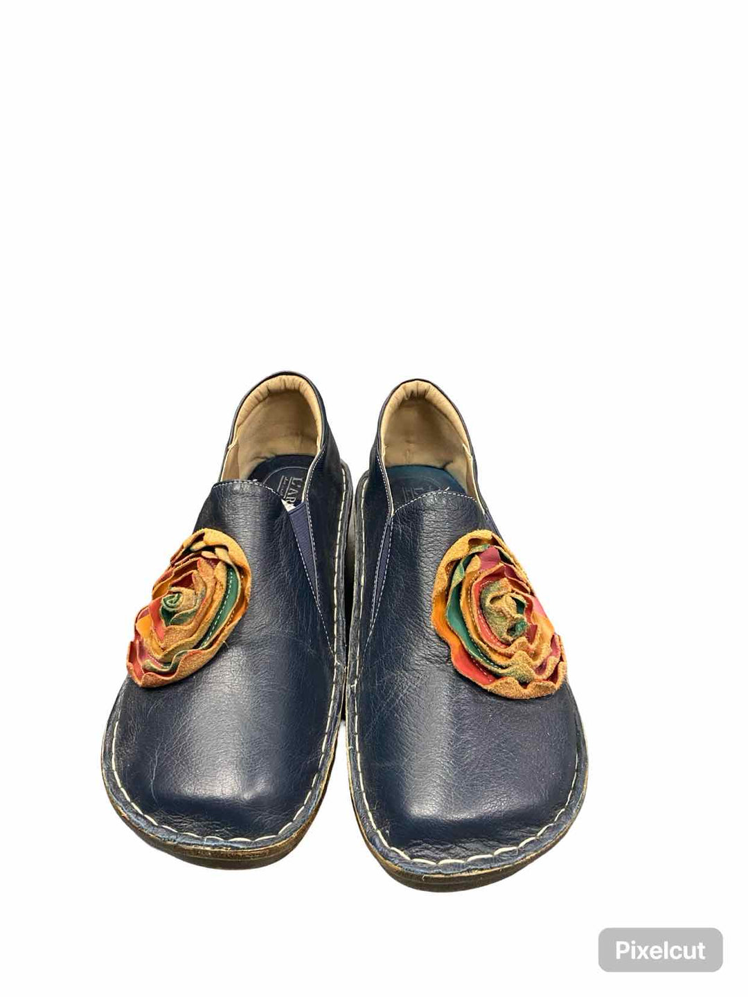 L'Artiste Shoe Size 41 Blue Leather Emilia Flats