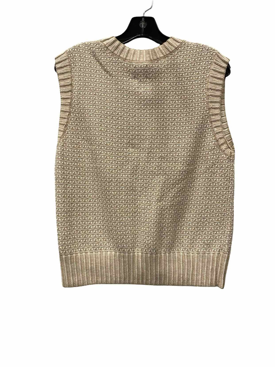 Nic + Zoe Size M Beige Knit Sweater