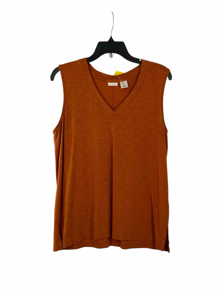 Max Studio Size L Dark orange Tank Top