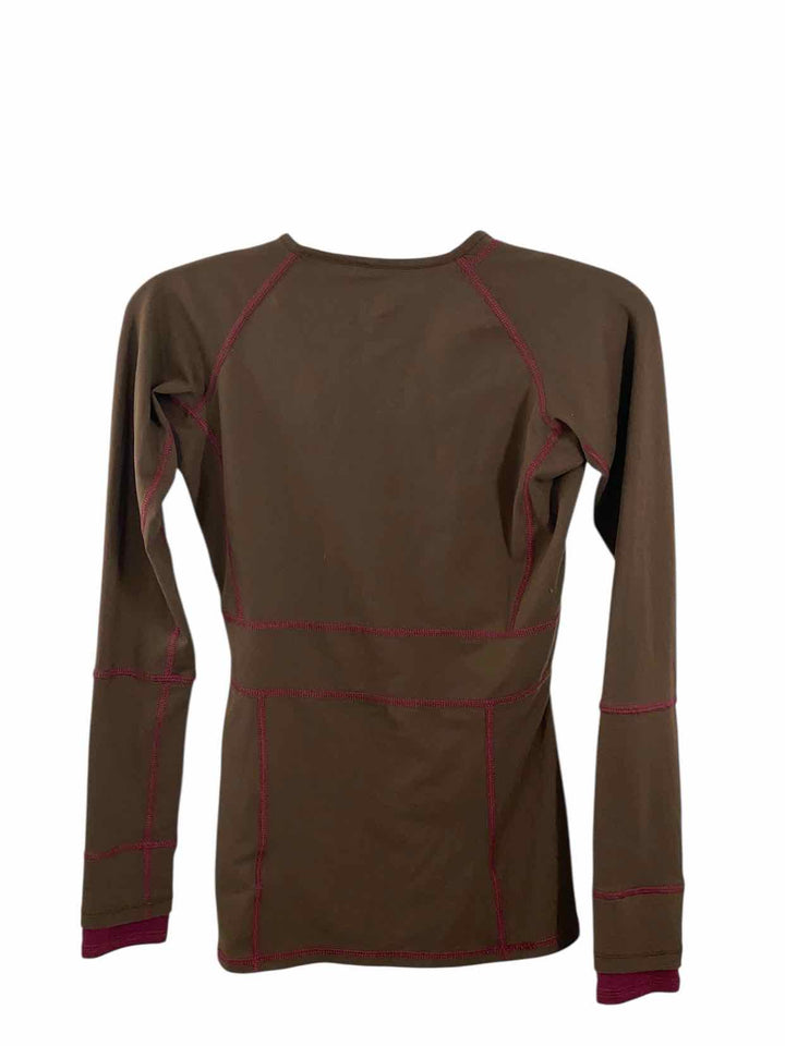 Mountain Hard Wear Size XS Brown Purple Athletic Long Sleeve