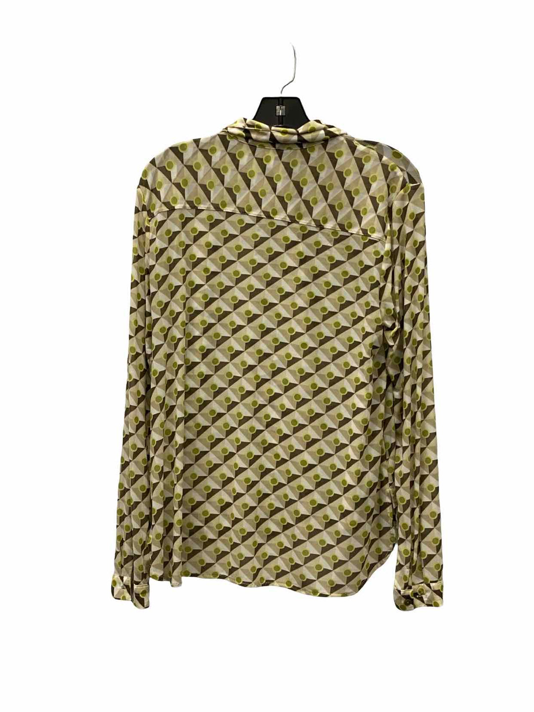 Cabi Size M Brown Green Long Sleeve Shirts