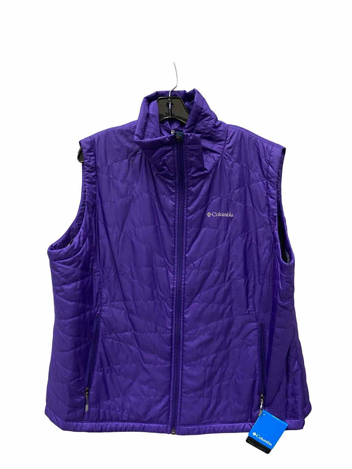 Columbia Size 2X Purple Vest (Outdoor)